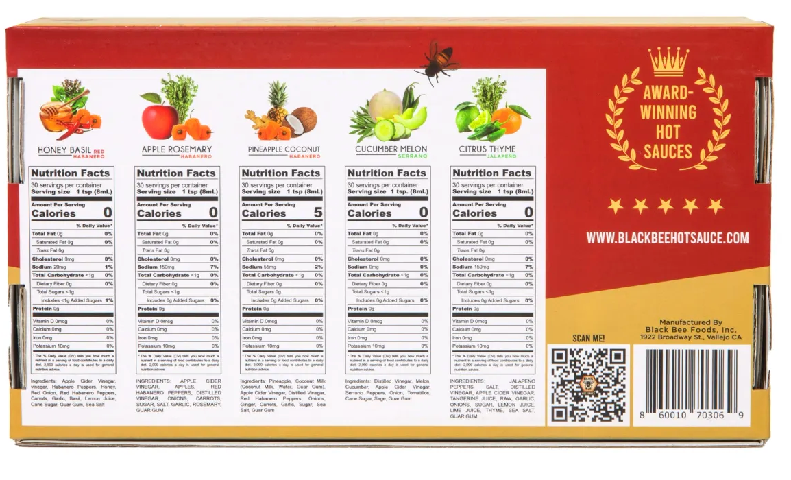 Black Bee Sampler Gift Set