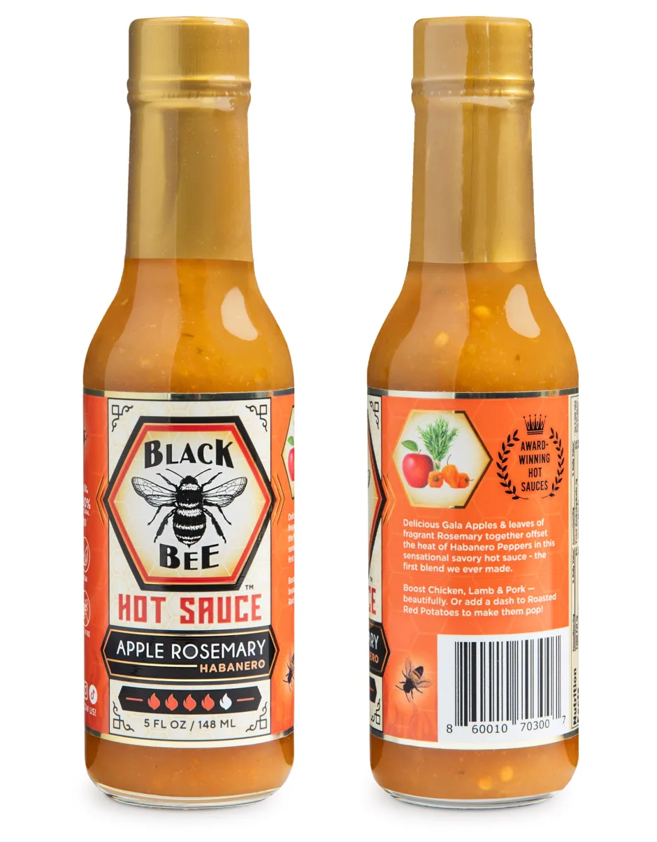 Apple Rosemary Habanero Hot Sauce (Medium)
